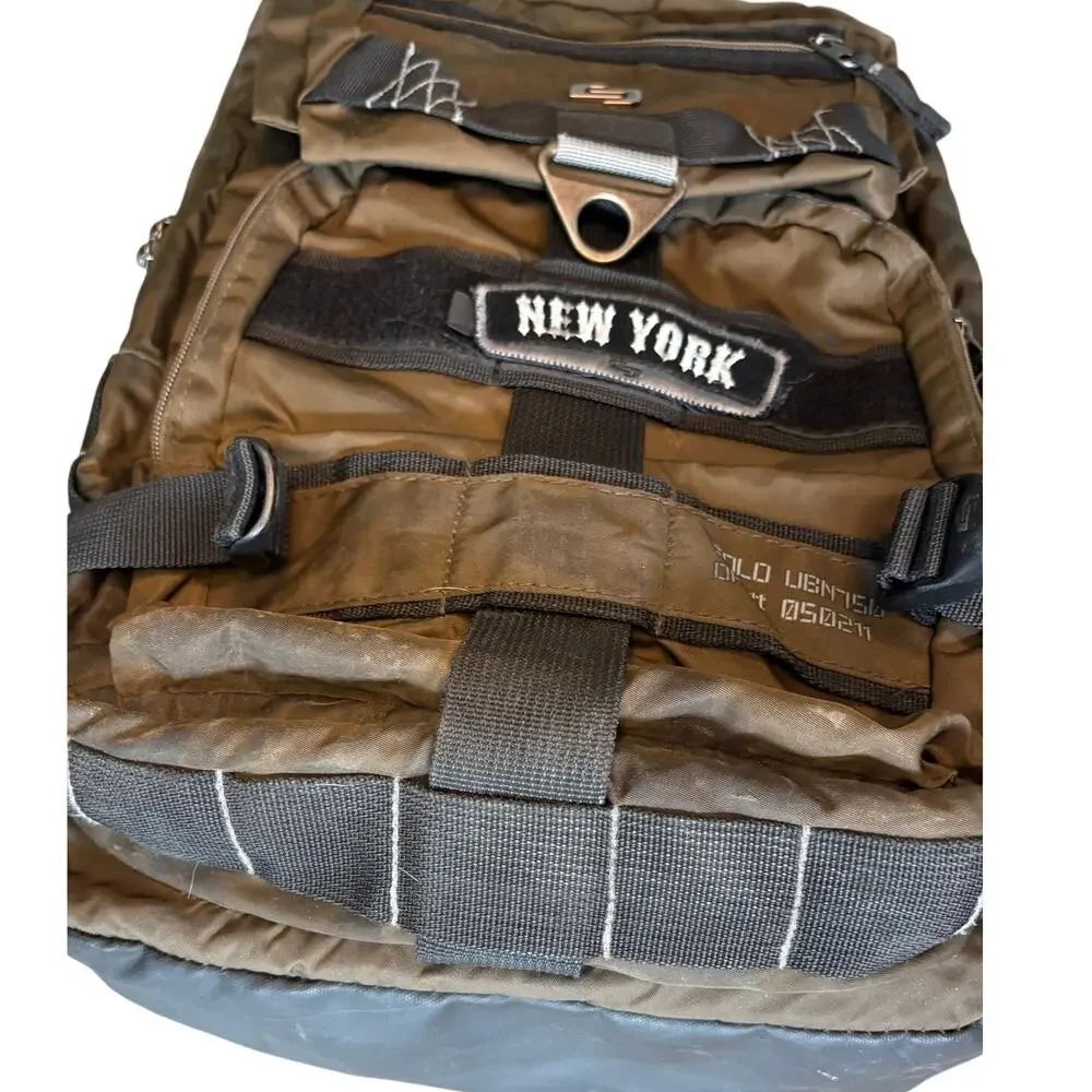 Solo New York Zone Backpack in Olive Khaki Green with Laptop / Lots of Pockets